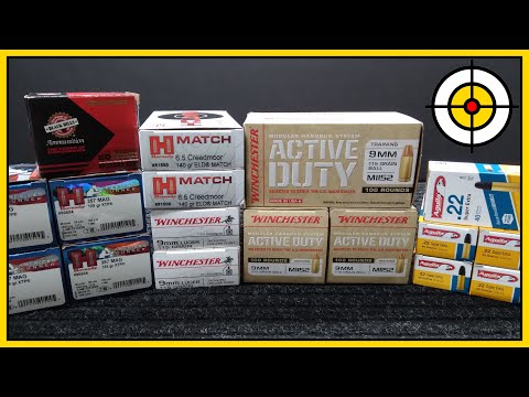 More 6.5 Creedmoor! 9mm Active Duty, 9mm & .357 Hollow Point Scores! Weekly Ammo Shortage Update!