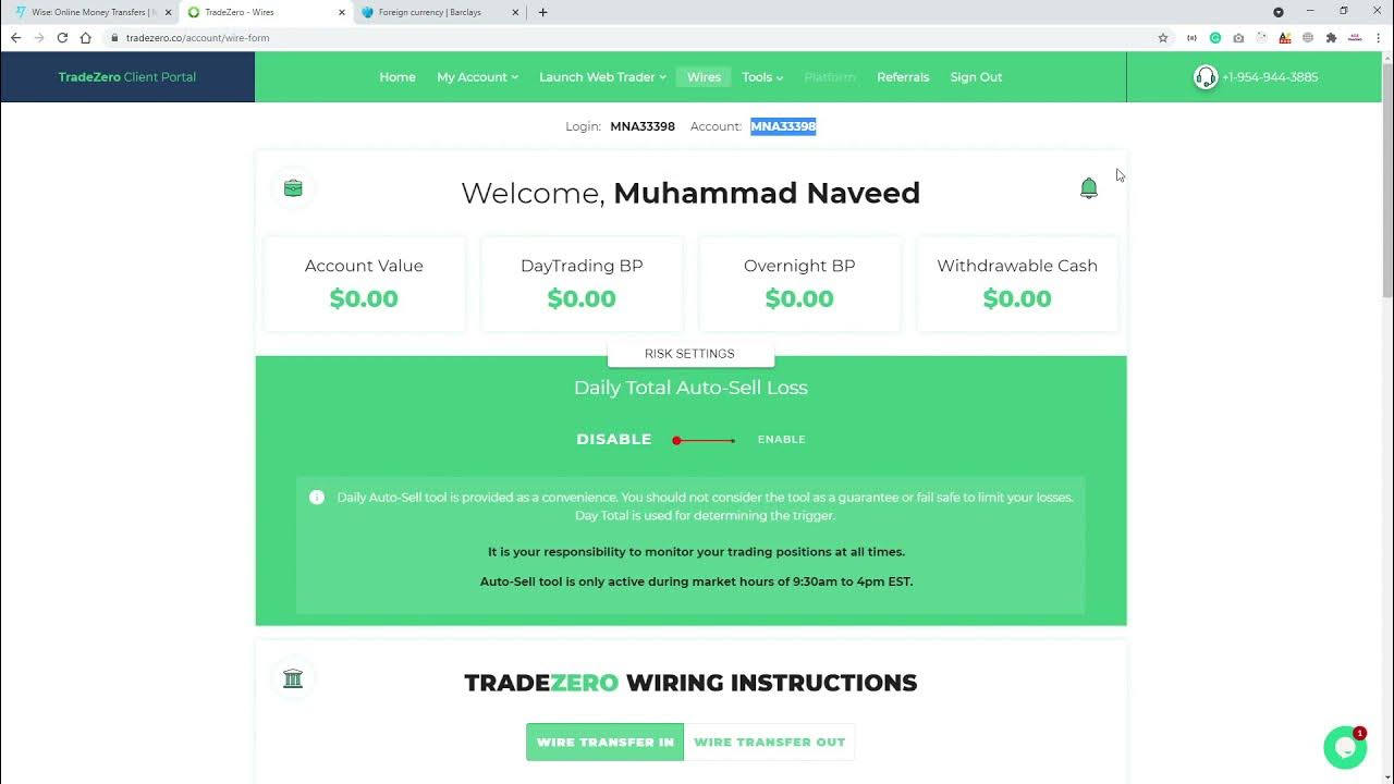 How to fund Trade Zero Account daytrading tradezero stocks YouTube