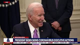 "Give Me A Break!" President Joe Biden Snaps Back At Reporter For Question On Vaccine Roll Out