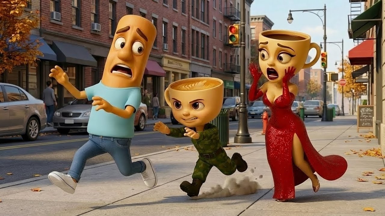 🛡️Ballerina Mom Bravely Drives Away the Villain to Rescue Capuchina Mini