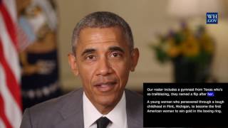 President Obama - August 6th, 2016 - video caption - Best of America in the Summer Olympics President Obama - August 6th, 2016 - video caption - Best of America in the Summer Olympics