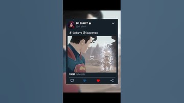 Hey friend,we both destroyed the entire multiverse because of a fight ☠️ || Goku Vs Superman Part 1