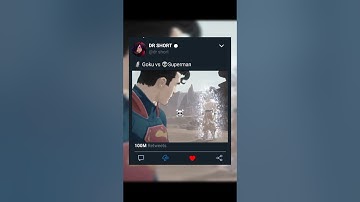 Hey friend,we both destroyed the entire multiverse because of a fight ☠️ || Goku Vs Superman Part 1