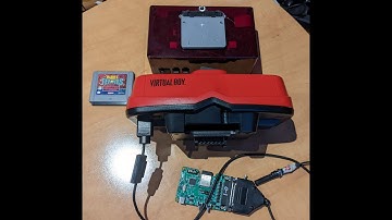 BlueRetro + VirtualTap Virtual Boy consolize demo & build timelapse