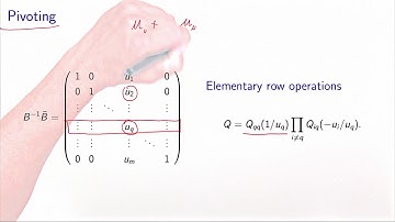 Simplex algorithm: pivoting