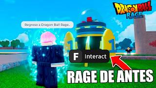 🔥REGRESAMOS AL ANTIGUO DRAGON BALL RAGE DESPUES DE MUCHO TIEMPO!😱 [ROBLOX]
