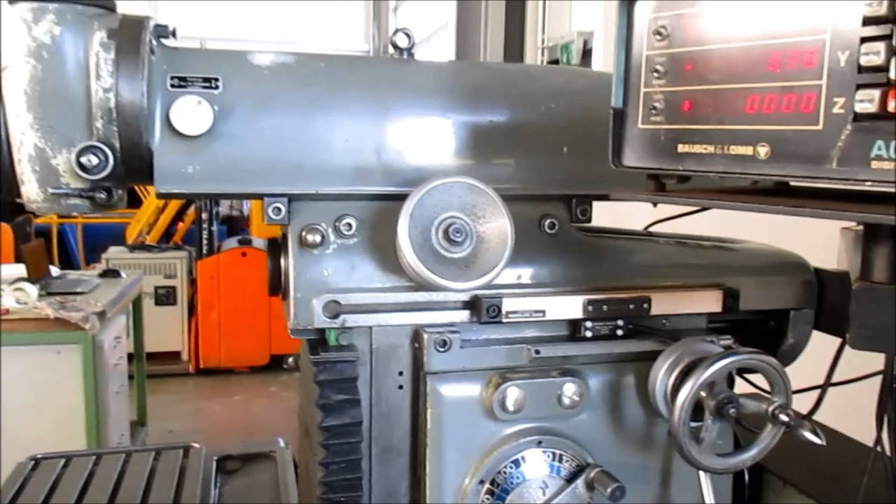 DECKEL DECKEL FP 2 Tool Milling Machine - YouTube