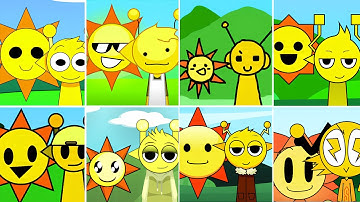 Incredibox - Sprunki but MIX MR SUN and SIMON in ALL Different Mods