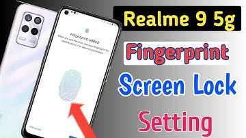 Realme 9 5g fingerprint screen lock/realme 9 fingerprint kaise lagaen/fingerprint setting
