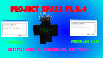 [PATCHED] ROBLOX EXPLOIT: Project Spare V1.3.4 NEW LINK IN DESCRIPTION!