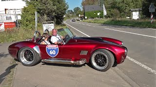900HP AC Cobra Supercharged - 1/4 Mile Accelerations & Brutal Accelerations!