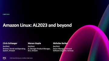 AWS re:Invent 2024 - Amazon Linux AL2023 and beyond (CMP206)