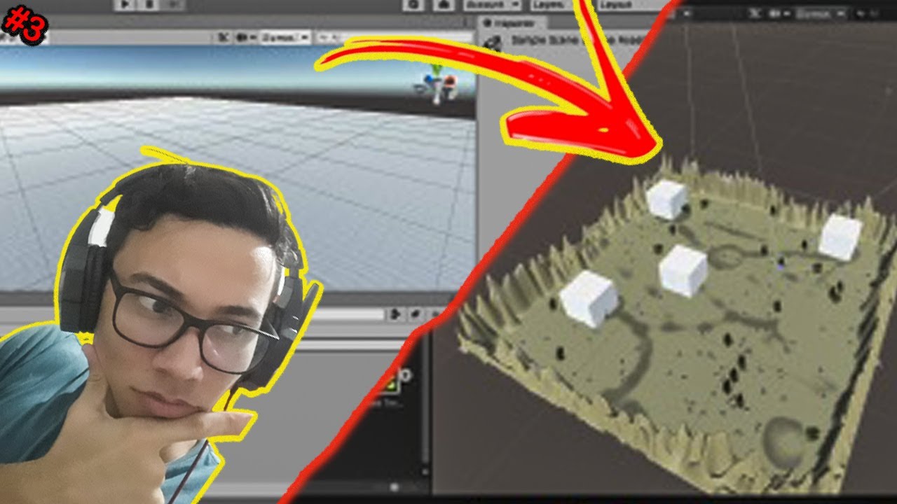 Desenvolvendo um Jogo 3D do ZERO! | Vídeo 02 - Criando CENÁRIO no UNITY ...