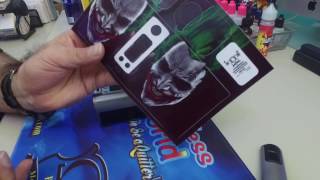 Installing Applying Sticker Decal Wrap On Wismec Reuleaux RX300 Mod ModShield ByJojo