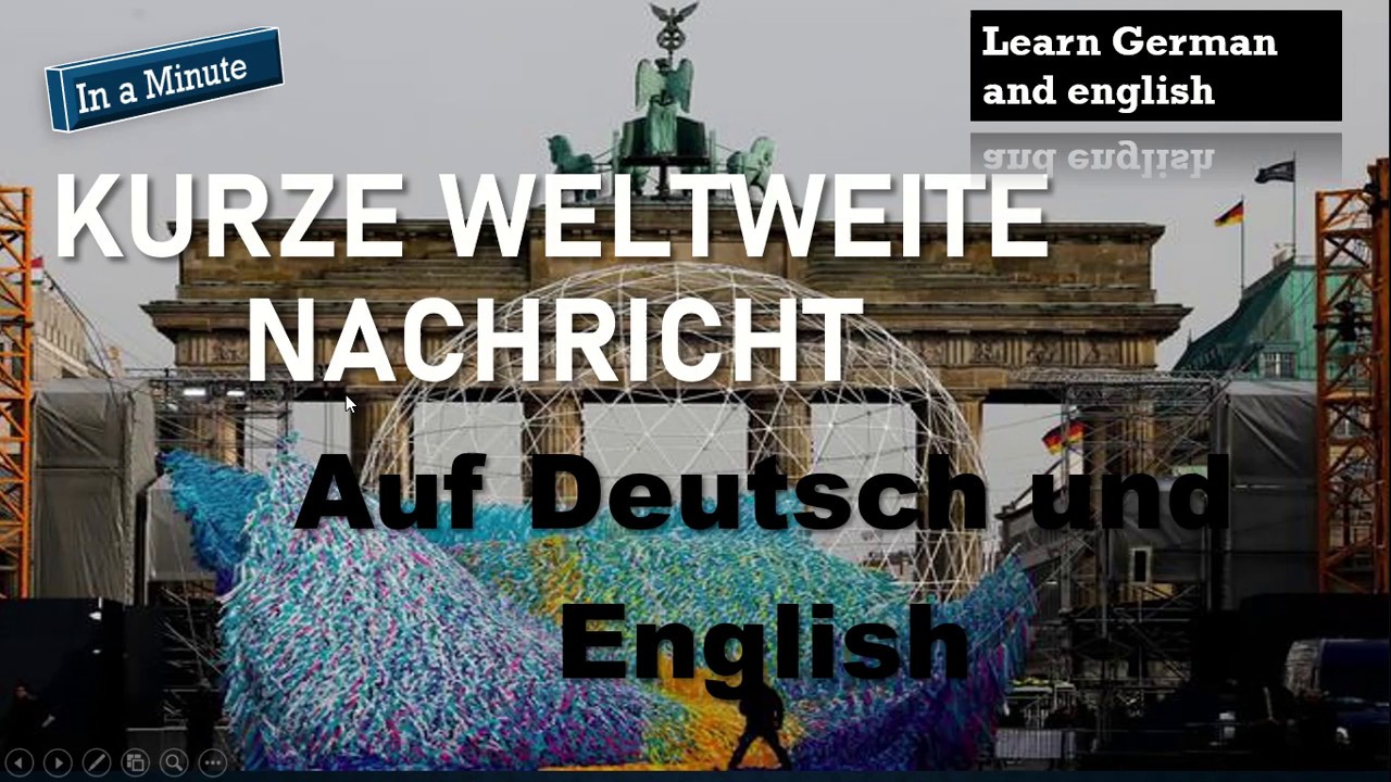 Kurze Nachricht Auf Deutsch Und Englisch Short News In German And English Youtube