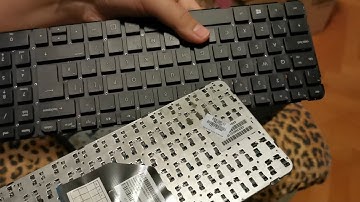 How to replace the keyboard on a HP Pavilion G6 laptop