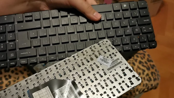 How to replace the keyboard on a HP Pavilion G6 laptop