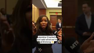 Jasmine Crockett PERFECT TAKEDOWN of Trump after Speech