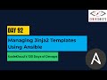 Day 92 | Managing Jinja2 Templates Using Ansible | KodeKloud 100 Days of DevOps