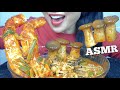 ASMR SPICY KING CRAB + ENOKI, CLAMSHELL, OYSTER MUSHROOM FEAST (EATING SOUNDS) NO TALKING | SAS-ASMR