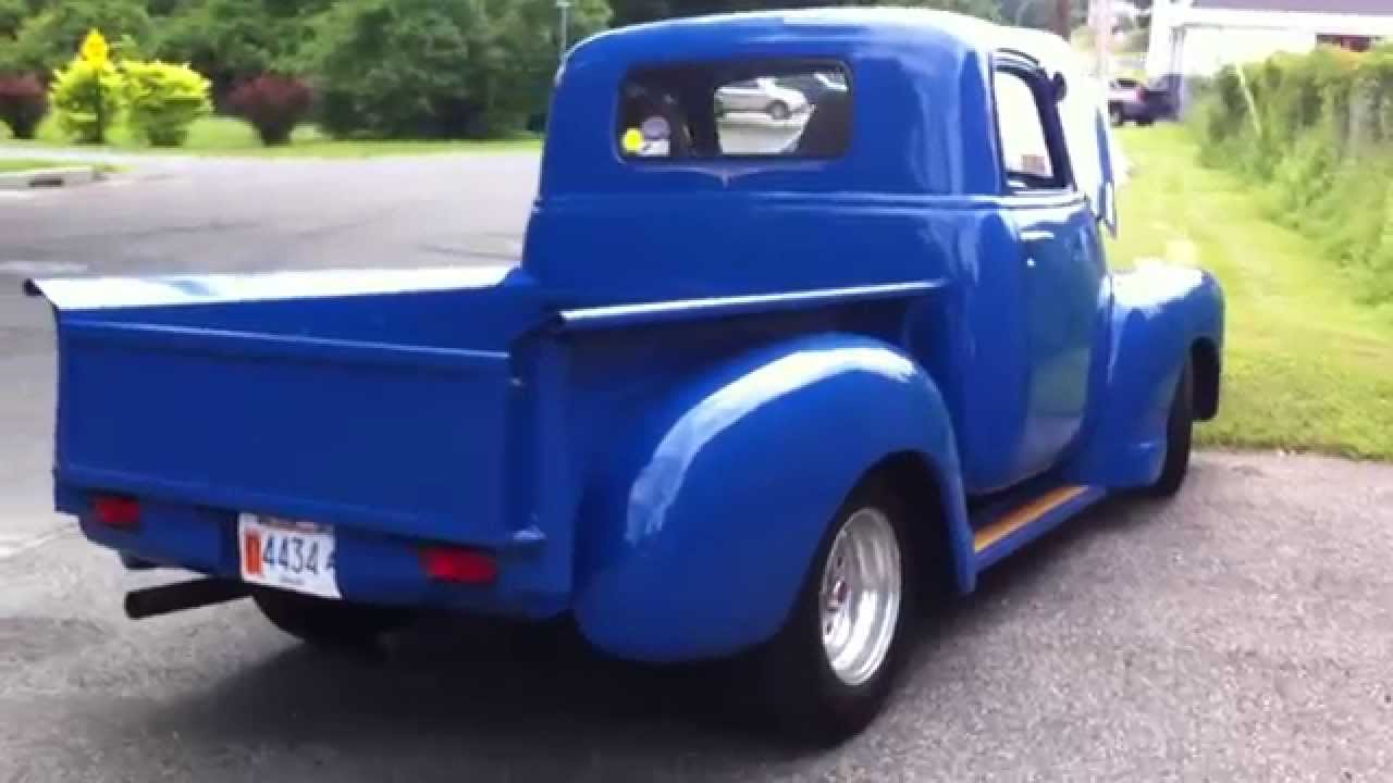 1950 Chevrolet 3100 pick up with Pontiac 428 - YouTube