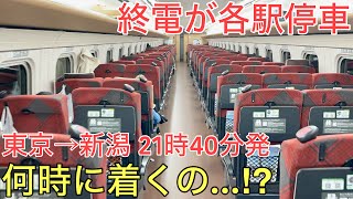 【危険】東京から300キロ以上離れた新潟に21時40分から各駅停車で走ってしまうまさかの終電に乗ってみた！