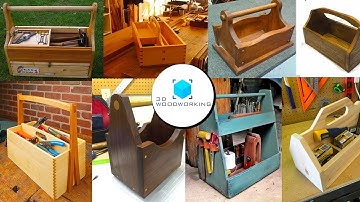 🧰🔨30 Stunning Woodworking Tool Totes & Box Projects You’ll Love! 📦#craftycreations