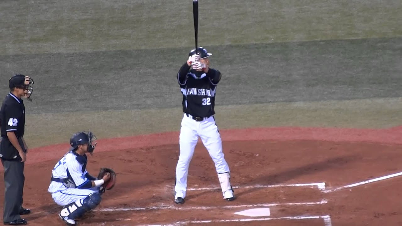 2014/4/25 新井良太 （阪神タイガース） 打撃フォーム 弟 - YouTube
