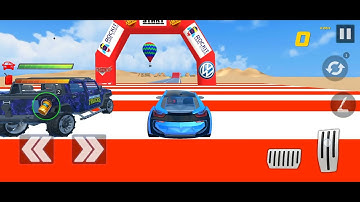 8Ramp jump beamng car truck custom game Robot car transform game challenge gameplay