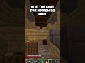 Homeless Lady Finds a Home  #minecraft #gaming