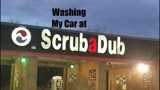 Getting my Car washed at Scrub A Dub Carwash in Shrewsbury MA