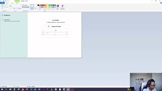 Designing a simple signup form in Microsoft Paint