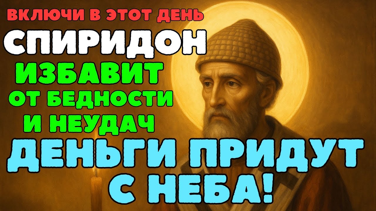 Молитва о снятии блоков в финансах и разрушении бедности. Святитель Спиридон поможет.