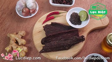 Thịt Trâu Gác Bếp - Lục Diệp | Trâu gác bếp Điện Biên Đặc Sản Tây Bắc