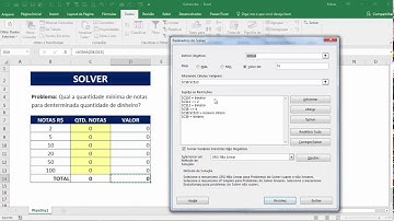 Excel - Como utilizar a ferramenta SOLVER do Excel