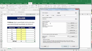 Como utilizar a função Solver no Excel?