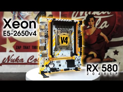 Видео: Самый дешёвый комплект X99 | Xeon 2650v4 + RX 580 | Корпус GameMax M60