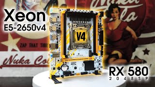 Самый дешёвый комплект X99 | Xeon 2650v4 + RX 580 | Корпус GameMax M60