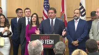 DeSantis signs bill into law at FIU as he tries taking on big tech