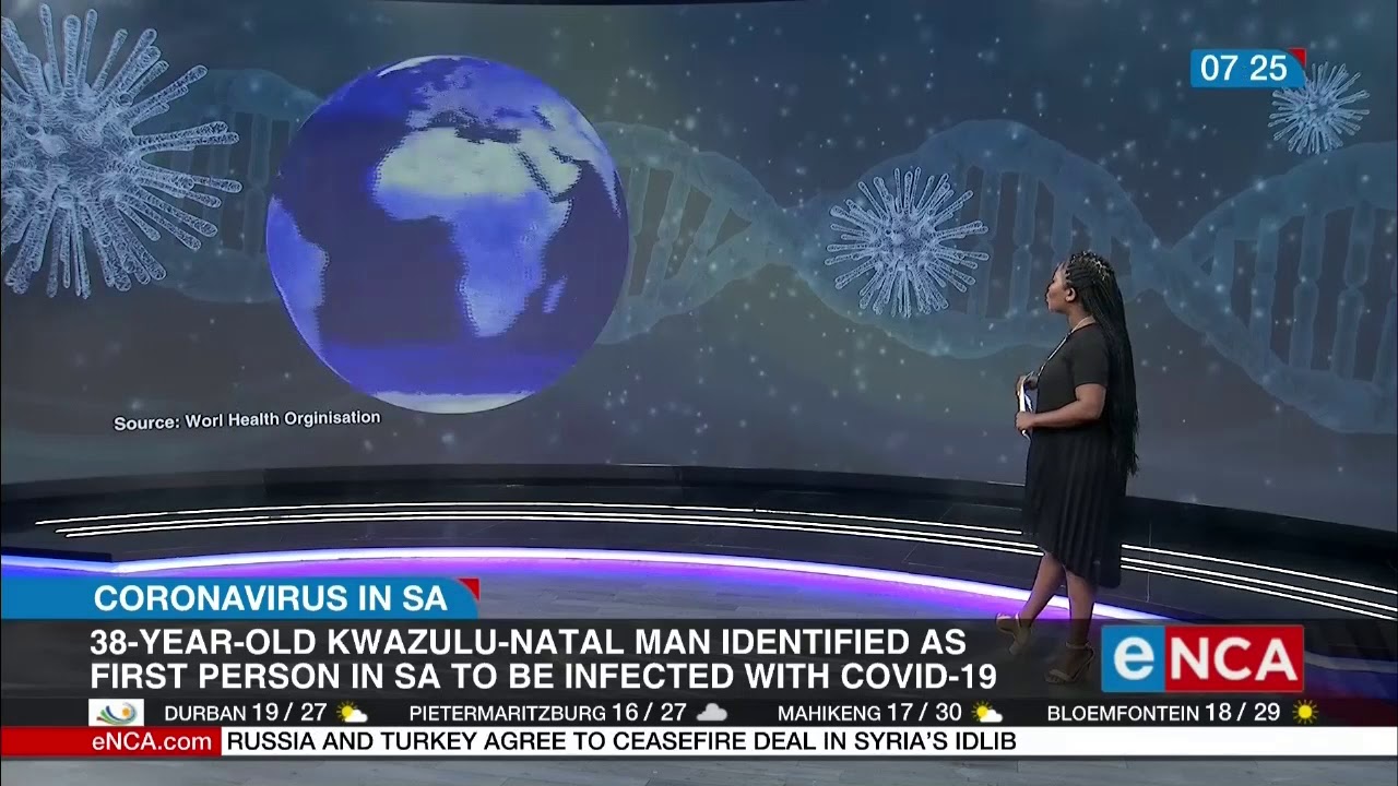 Statistics of Corona Virus Since Reaching South Africa via eNCA
