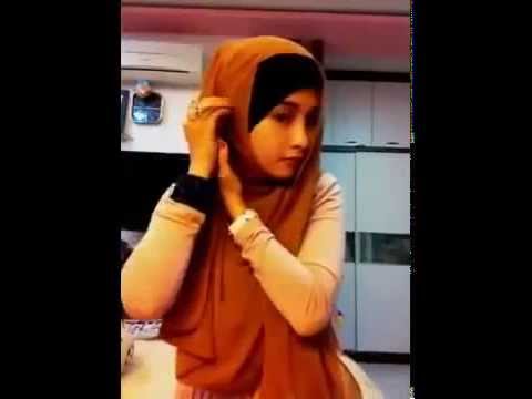 tutorial hijab pashmina untuk jalan ke mall terbaru 2014  YouTube