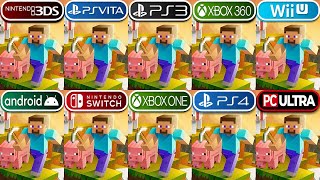 Minecraft | 3DS vs Vita vs PS3 vs Xbox 360 vs Wii U vs Android vs Nintendo Switch vs Xbox One vs PS