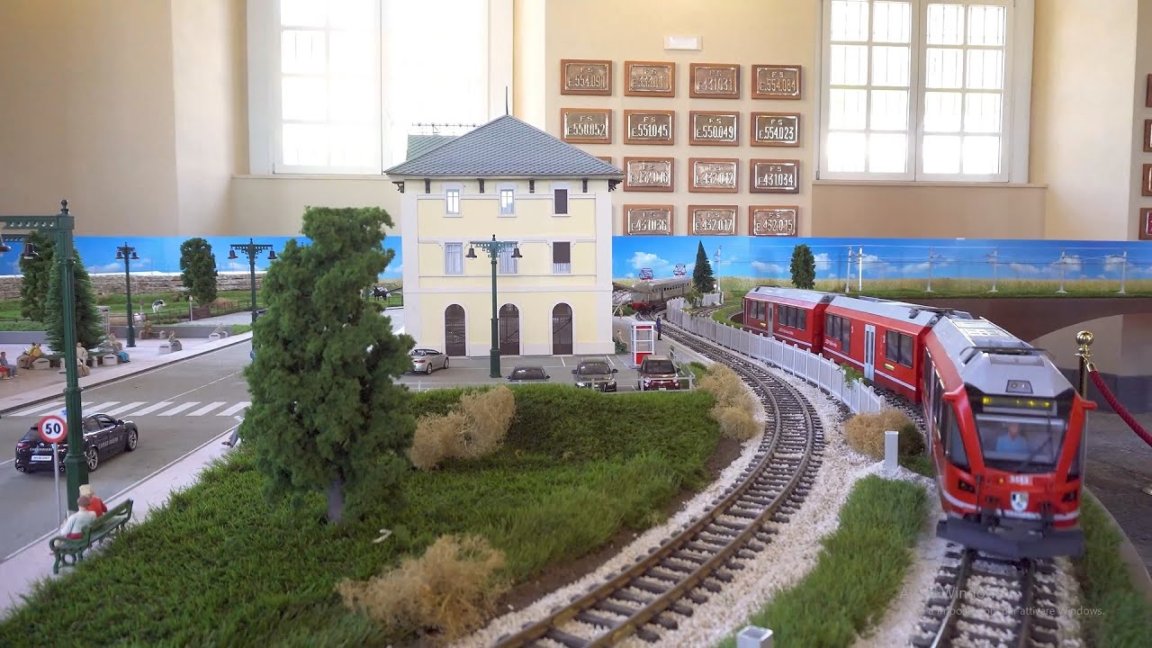 Plastico Ferrovia del Bernina - Museo Nazionale Ferroviario di Pietrarsa