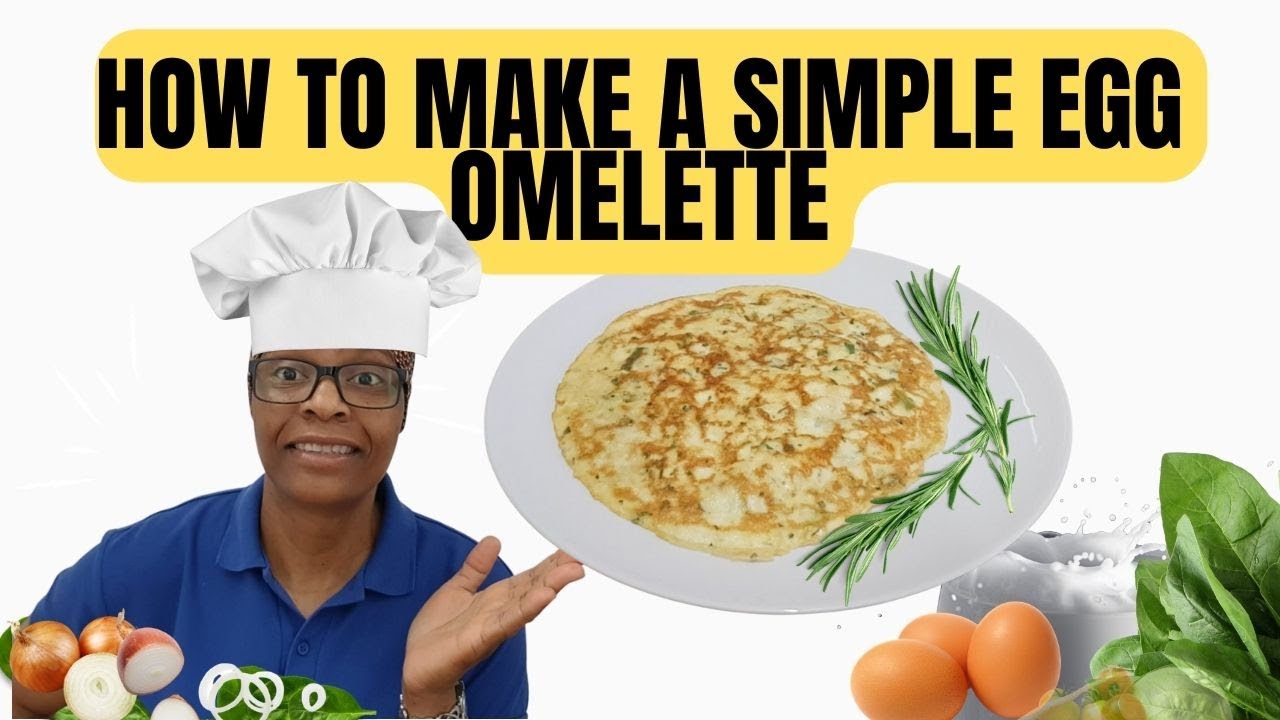 How To Make A Simple And Delicious Egg Omelette On Low Heat YouTube