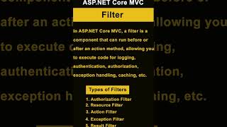ASP.NET Core Filters in Hindi | #aspdotnetcore #dotnet