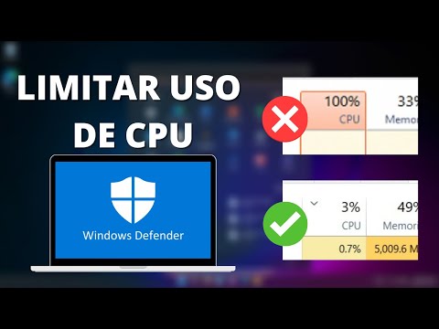 ☑ Limitar uso de CPU a Windows Defender (Solución CPU al 100)