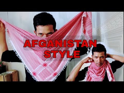 TUTORIAL CARA MEMAKAI SORBAN | SHEMAGH DI LEHER ( ARAFAT, AFGANISTAN STYLE)