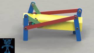 Walking Robot Mechanism 3D Model