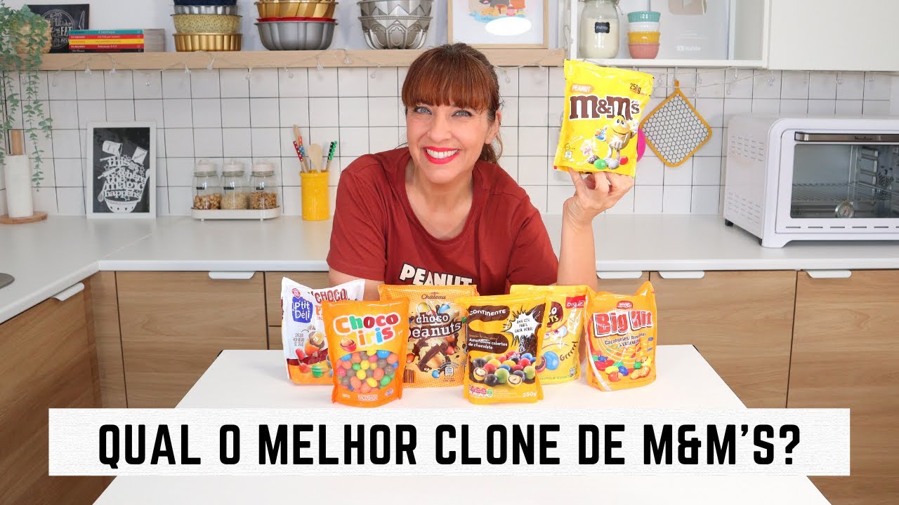 Qual o melhor clone de M&m's de amendoim?- Provei todos!