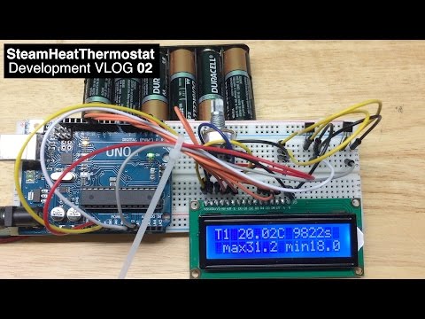 02 - Arduino 2 Temp Sensors With Min and Max